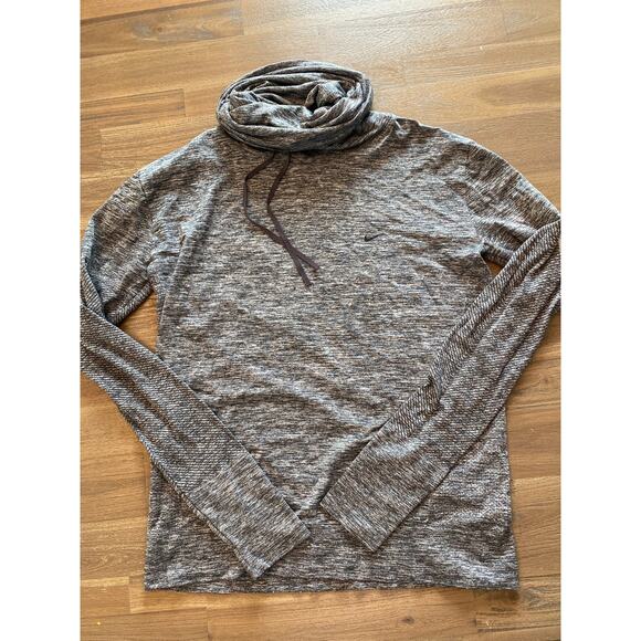 Nike Cowl Neck Dry-Fit Cowl Neck Running Pullover Size Large - Picture 1 of 3